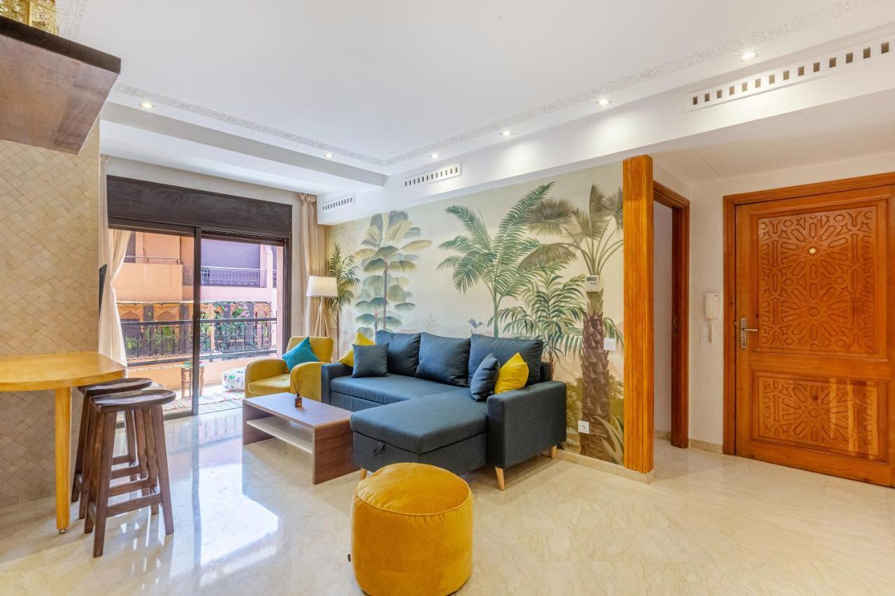 Le Palmier - Appartement Authentique A Gueliz Marrakesh Esterno foto