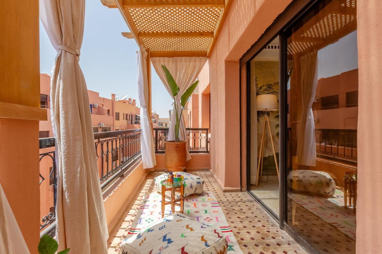 Le Palmier - Appartement Authentique A Gueliz Marrakesh Esterno foto