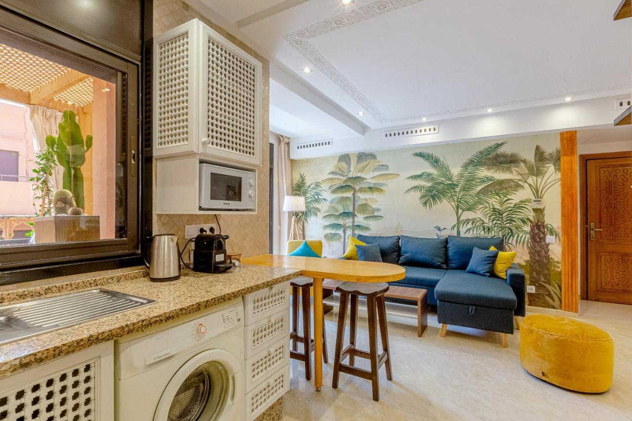 Le Palmier - Appartement Authentique A Gueliz Marrakesh Esterno foto