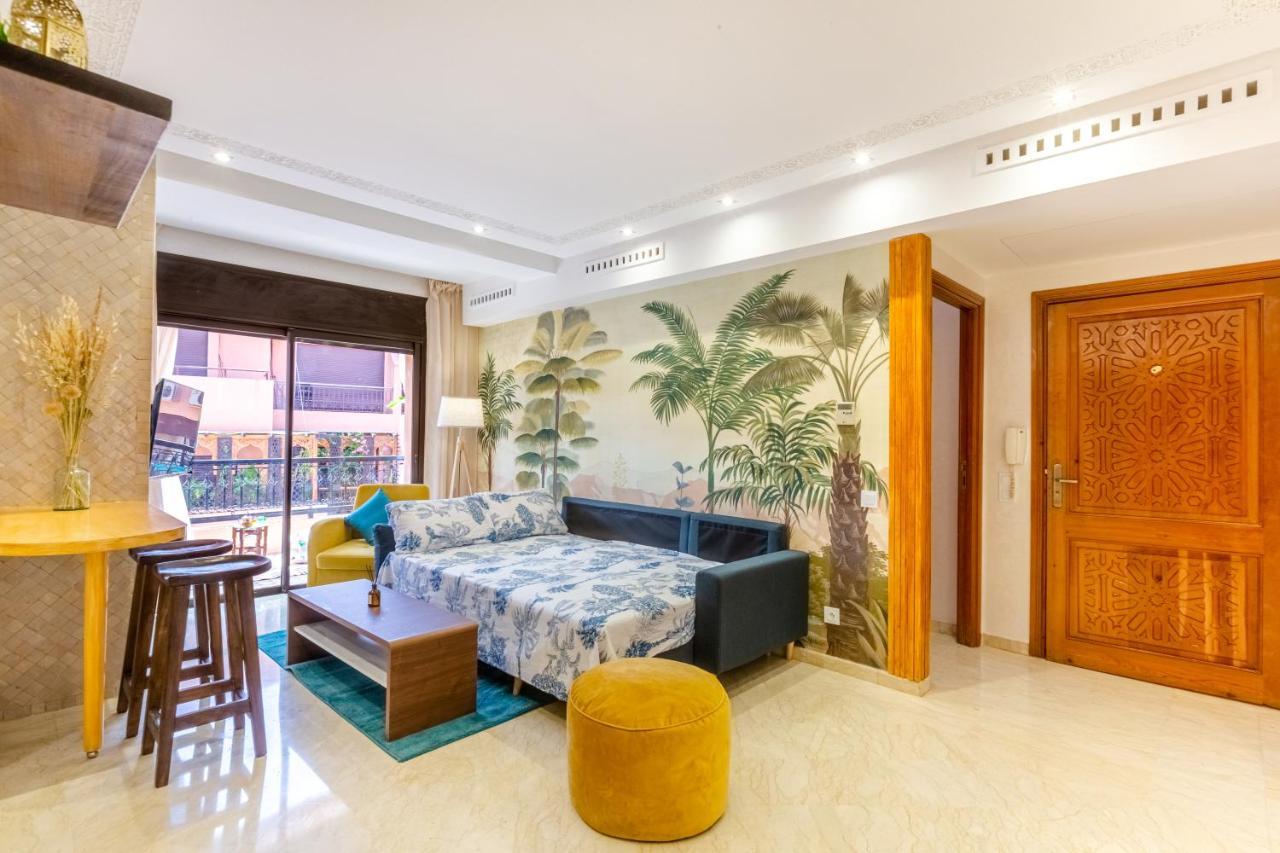 Le Palmier - Appartement Authentique A Gueliz Marrakesh Esterno foto