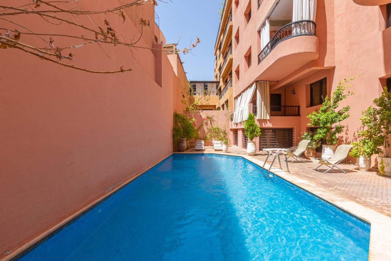 Le Palmier - Appartement Authentique A Gueliz Marrakesh Esterno foto